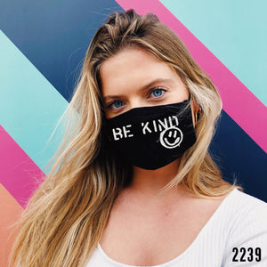 BE KIND SMILIE Mask