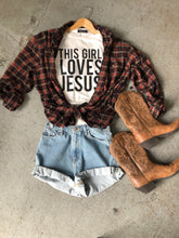 Load image into Gallery viewer, THIS GIRL LOVES JESUS Graphic Tee
