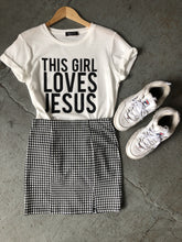 Load image into Gallery viewer, THIS GIRL LOVES JESUS Graphic Tee
