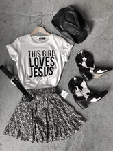 Load image into Gallery viewer, THIS GIRL LOVES JESUS Graphic Tee
